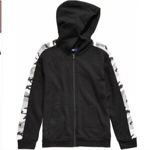 Univibe Big Boys McCartney Full-Zip Hoodie Size Small Color Black